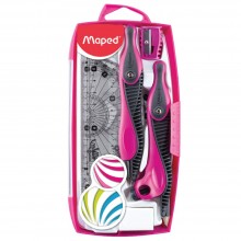 Boite Géométrique Kid'Z 9pcs MAPED - Réf.519119