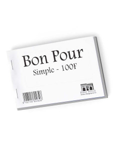 Bon Pour Simple 100 Feuilles - Ribat