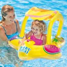 Bouée Gonflable Intex Kiddie avec Pare-soleil