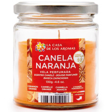 Bougie Parfumée Cannelle Orange, 130gr
