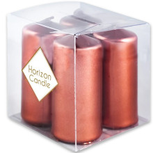 Bougies Bronze Nacré 4 pcs - Horizon Candle