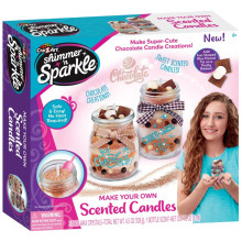 Bougies Parfumées Chocolat, Cra-Z-Art - Shimmer 'N Sparkle