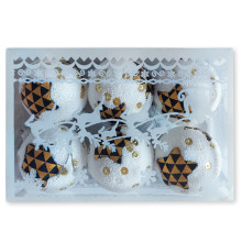 Boule De Décoration Noël MM - 6 Pièces