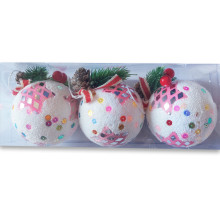 Boules de Décoration Noël GM, 3pcs - Réf.601150-32