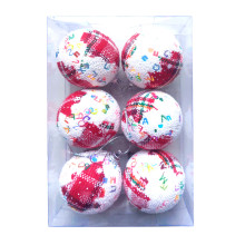 Boules de Décoration Noël MM, 6pcs - Réf.601150-24