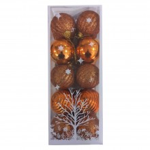 Boules de Décoration Noël MM Bronze - 20pcs