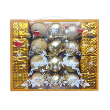 Boules de Décoration Noël PM Doré, 20pcs - Réf.601150-46