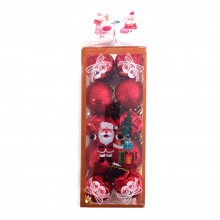 Boules de Décoration Noël PM Rouge - 20pcs