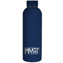 Bouteille à Eau Isotherme MUST en Acier Inoxydable avec finition en caoutchouc 500ml - Réf.585752