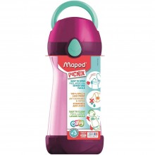 Bouteille à Eau MAPED Concept 430ml, Rose - Réf.871416