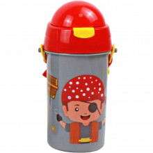 Bouteille à Eau MUST 500ml avec Paille Pirate - Réf.584541