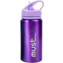 Bouteille à Eau MUST Aluminium 500ml Violet - Réf.584534