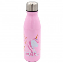 Bouteille à Eau MUST Aluminium 540ml Licorne - Réf.584560