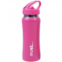 Bouteille à Eau MUST Inox 500ml Rose - Réf.584539
