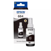 Bouteille D'encre Originale Epson EcoTank T6641/Noir