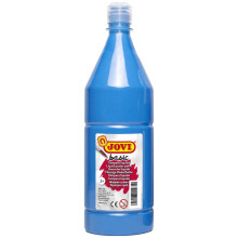 Bouteille de Gouache Liquide Basic 1L, Bleu - Jovi