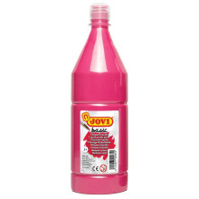 Bouteille de Gouache Liquide Basic 1L, Rose - Jovi