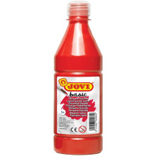 Bouteille de Gouache Liquide Basic 1L, Rouge - Jovi