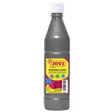 Bouteille de Gouache Liquide Basic 500ml, Argent Métallique - Jovi