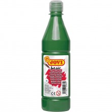 Bouteille de Gouache Liquide Basic 500ml, Vert - Jovi