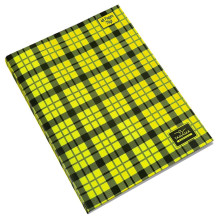 Cahier à Carreaux 17x22 Jaune, 48 pages - Yamama