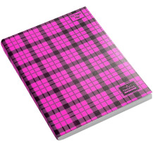 Cahier à Carreaux 17x22 Rose, 192 pages - Yamama