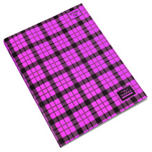 Cahier à Carreaux 17x22 Rose, 48 pages - Yamama