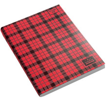Cahier à Carreaux 17x22 Rouge, 192 pages - Yamama