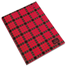 Cahier à Carreaux 17x22 Rouge, 48 pages - Yamama