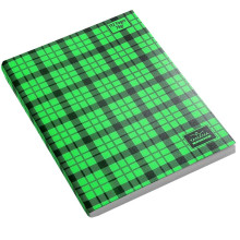 Cahier à Carreaux 17x22 Vert, 192 pages - Yamama