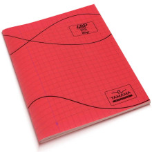 Cahier BMV 17x22 cm Rouge, 48 pages - Yamama