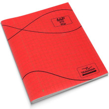 Cahier BMV 17x22 cm Rouge, 64 pages - Yamama