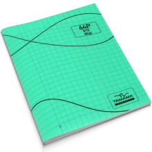 Cahier BMV 17x22 cm Vert, 64 pages - Yamama