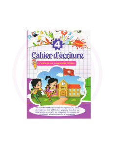 Cahier d'écriture - 4ème Année Primaire