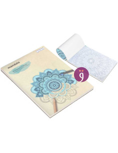 Cahier de coloriage Mandala Kalino, 30 illustrations A4 - 100 gr