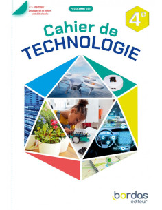 Cahier de Technologie 4e – Cahier de l’élève
