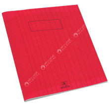 Cahier Piqué 17x22 Uni Rouge, 48 pages - Selecta