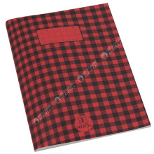 Cahier Piqué à Carreaux 17x22 Rouge, 48 pages - Selecta
