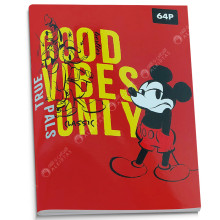 Cahier Piqué BMV Disney 17x22, 64 Pages - Yamama