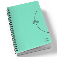 Cahier Wireo A4 200 pages Pastel - Ko