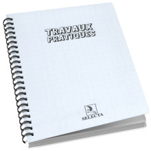Cahier Wireo Travaux Pratiques Pastel 17x22, 96 pages - Selecta