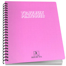 Cahier Wireo Travaux Pratiques Pastel A4, 96 pages - Selecta