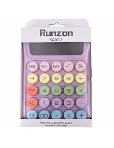 Calculatrice Runzon RZ.817 Rétro Multicouleur