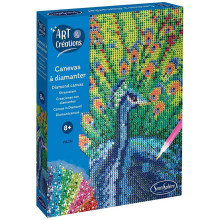 Canevas à Diamanter, Paon - SentoSphère