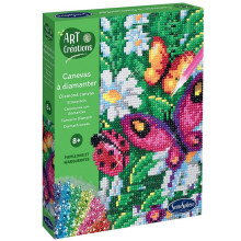 Canevas à Diamanter, Papillons et Marguerites - SentoSphère