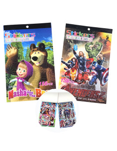 Carnet de 158 Stickers Masha & Avengers 2