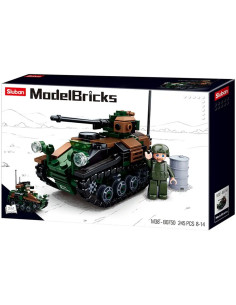 Char militaire ModelBricks à Construire 245 pcs - Sluban