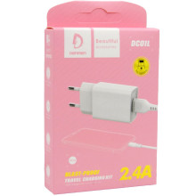 Chargeur iPhone Denmen 2.4A - Réf.DC01L
