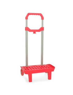 Chariot Sac à Dos Scolaire, Rouge - Movom