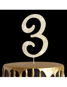 Chiffre Anniversaire Diamant N°3